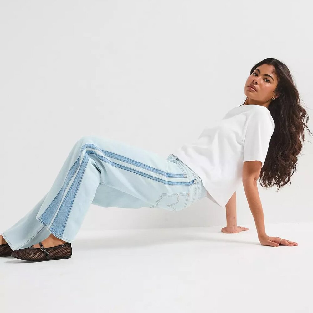 SOLD Levi's Superlow Loose Stripe Jeans